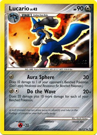 Lucario (53/127) (Prerelease Promo) [Diamond & Pearl: Black Star Promos] | Gam3 Escape