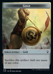 Gold // Dragon Double-sided Token [Commander Legends: Battle for Baldur's Gate Tokens] | Gam3 Escape