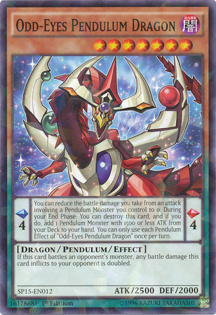 Odd-Eyes Pendulum Dragon [SP15-EN012] Shatterfoil Rare | Gam3 Escape