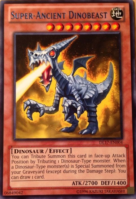 Super-Ancient Dinobeast (Blue) [DL17-EN004] Rare | Gam3 Escape