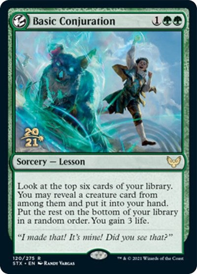 Basic Conjuration [Strixhaven: School of Mages Prerelease Promos] | Gam3 Escape