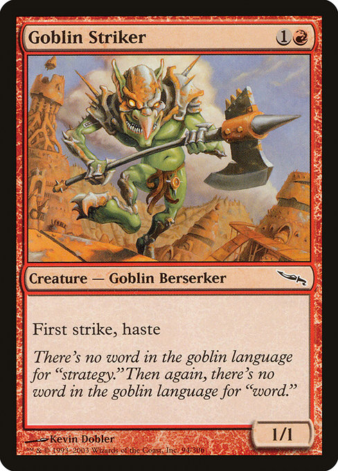 Goblin Striker [Mirrodin] | Gam3 Escape