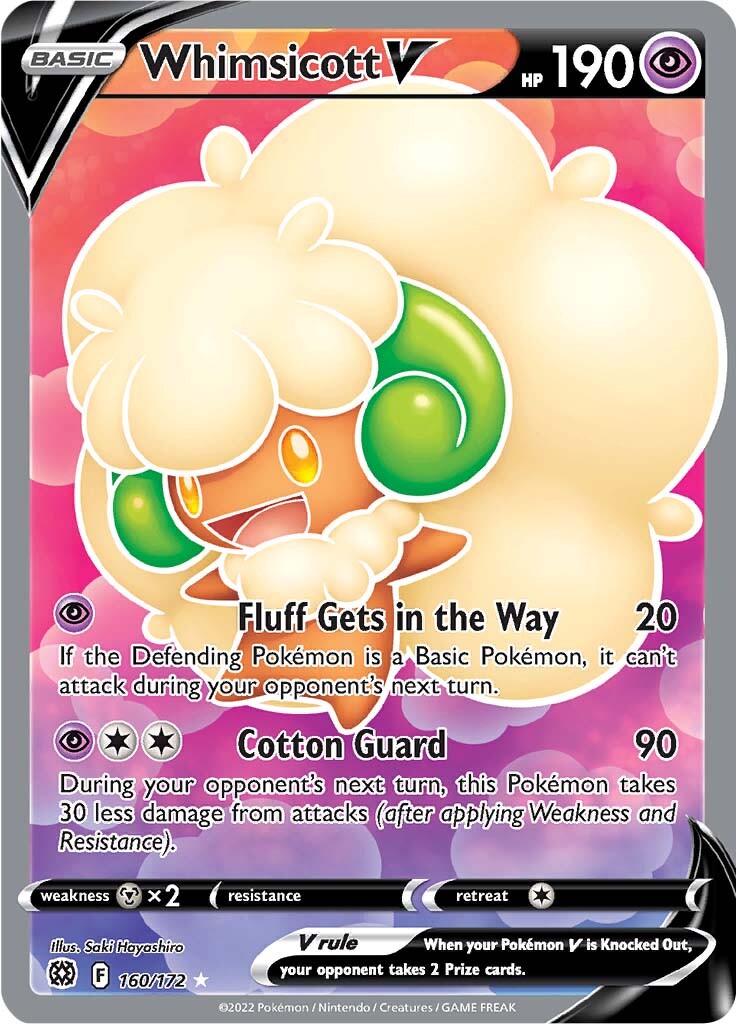 Whimsicott V (160/172) [Sword & Shield: Brilliant Stars] | Gam3 Escape