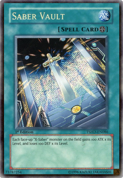 Saber Vault [TSHD-EN086] Secret Rare | Gam3 Escape