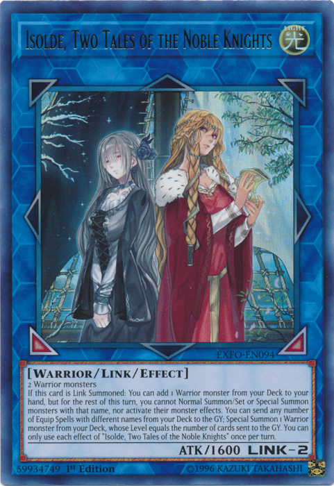 Isolde, Two Tales of the Noble Knights [EXFO-EN094] Ultra Rare | Gam3 Escape