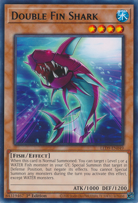 Double Fin Shark [LED9-EN049] Rare | Gam3 Escape