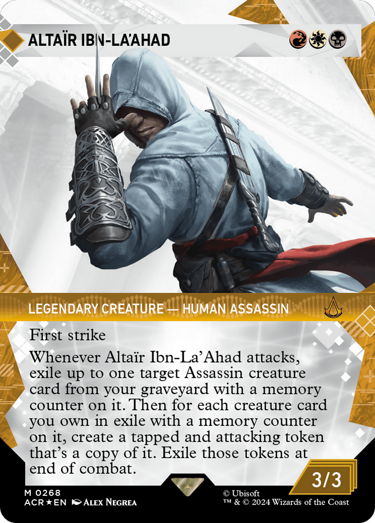 Altair Ibn-La'Ahad (Showcase) (Textured Foil) [Assassin's Creed] | Gam3 Escape