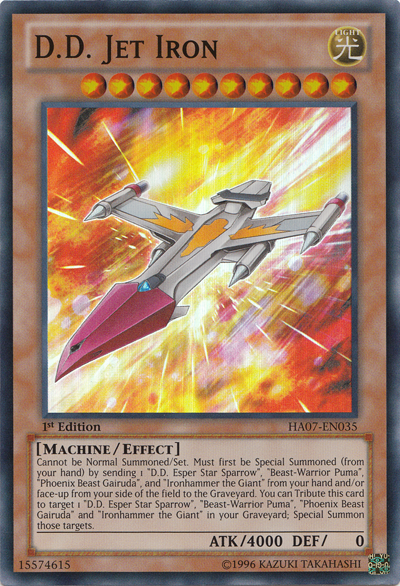 D.D. Jet Iron [HA07-EN035] Super Rare | Gam3 Escape