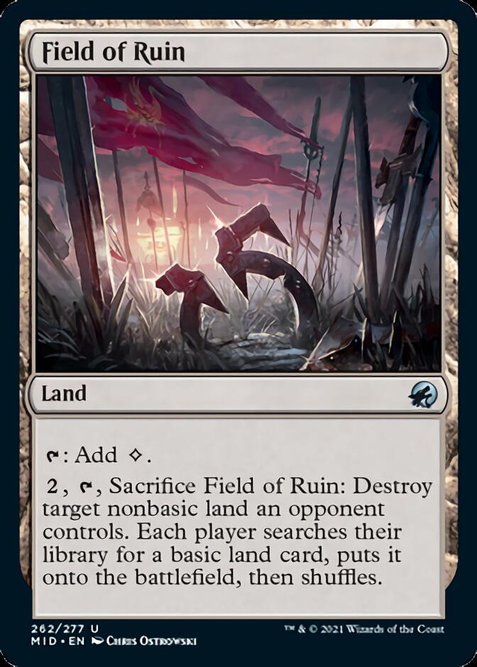 Field of Ruin [Innistrad: Midnight Hunt] | Gam3 Escape