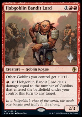 Hobgoblin Bandit Lord (Promo Pack) [Dungeons & Dragons: Adventures in the Forgotten Realms Promos] | Gam3 Escape