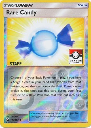 Rare Candy (142/168) (League Promo Staff) [Sun & Moon: Celestial Storm] | Gam3 Escape