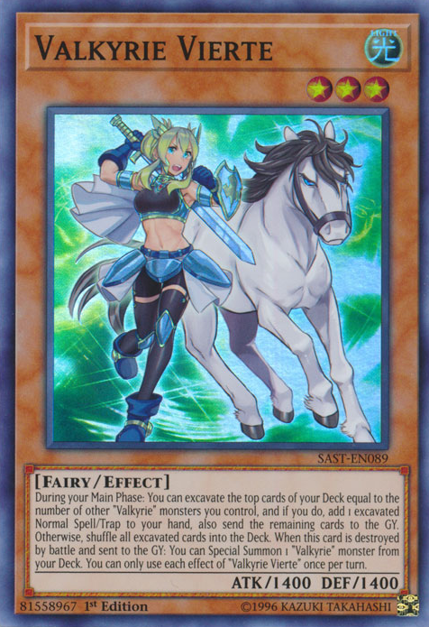 Valkyrie Vierte [SAST-EN089] Super Rare | Gam3 Escape