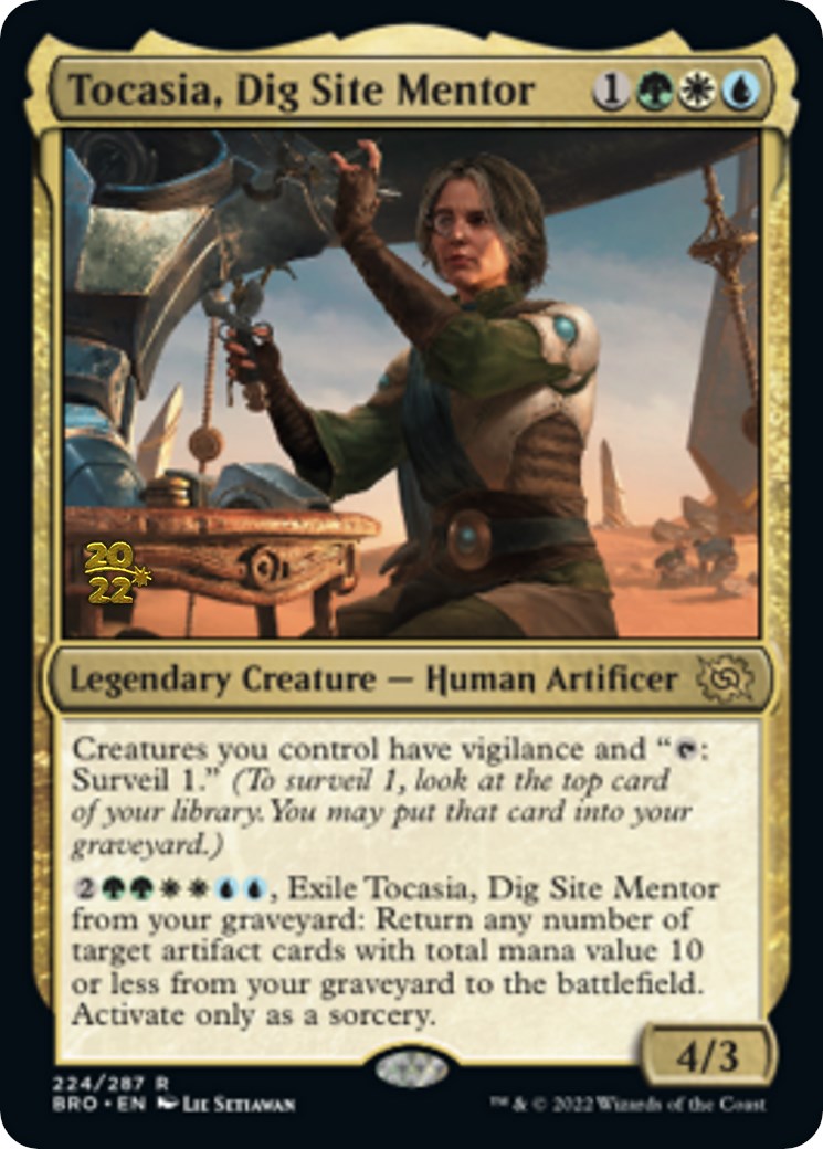 Tocasia, Dig Site Mentor [The Brothers' War: Prerelease Promos] | Gam3 Escape