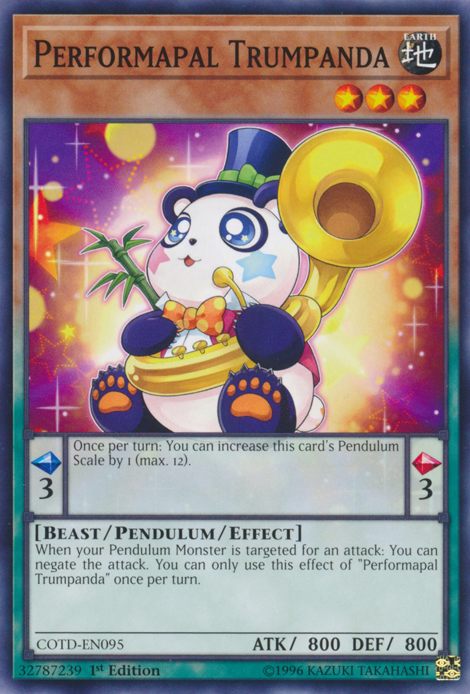 Performapal Trumpanda [COTD-EN095] Common | Gam3 Escape