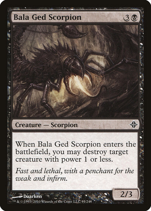 Bala Ged Scorpion [Rise of the Eldrazi] | Gam3 Escape