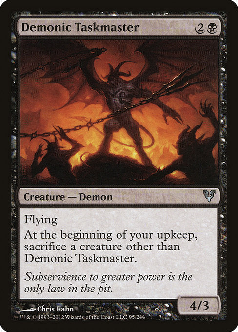 Demonic Taskmaster [Avacyn Restored] | Gam3 Escape