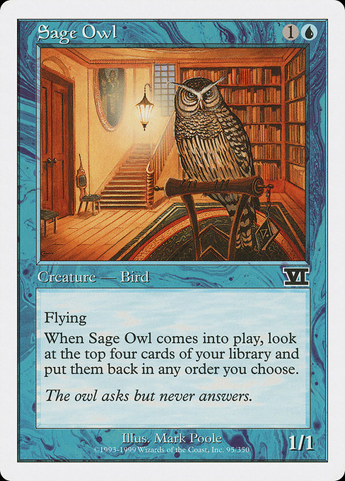 Sage Owl [Classic Sixth Edition] | Gam3 Escape