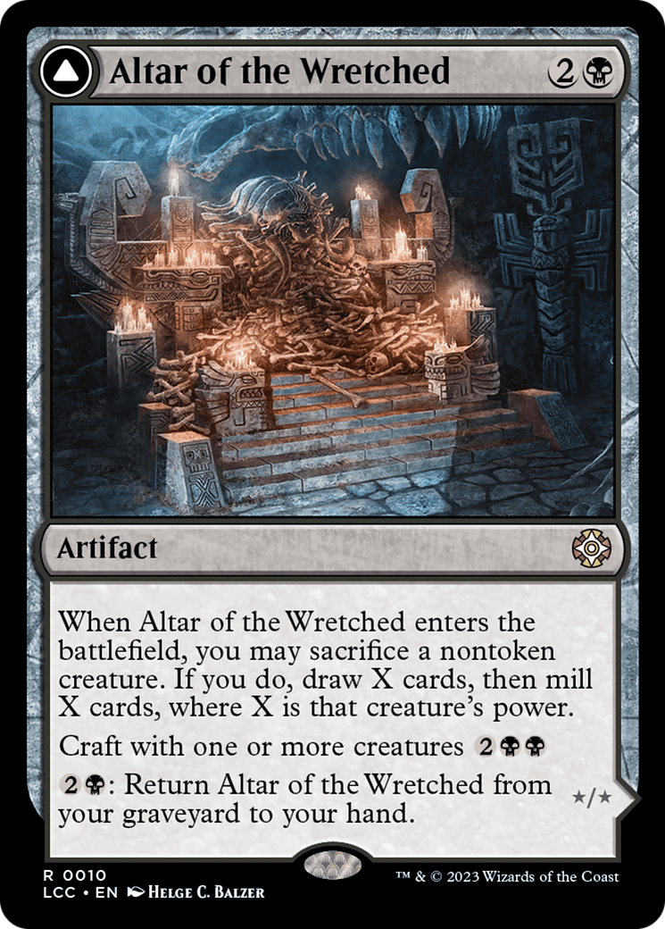 Altar of the Wretched // Wretched Bonemass [The Lost Caverns of Ixalan Commander] | Gam3 Escape