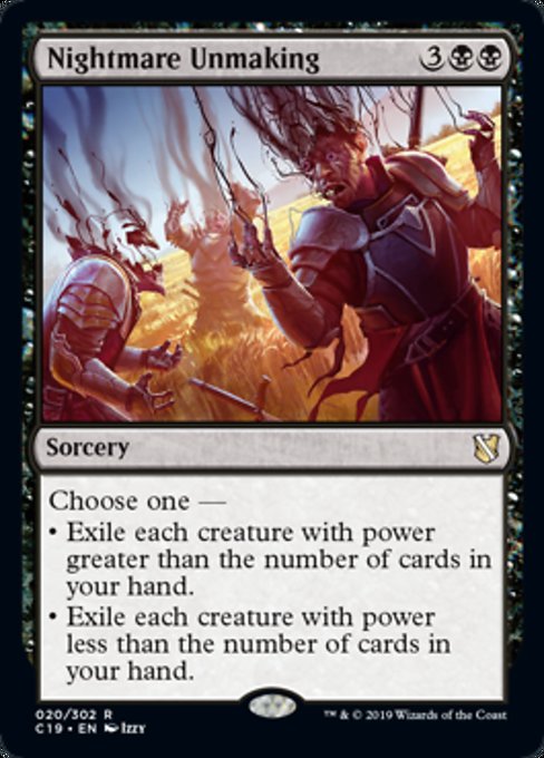 Nightmare Unmaking [Commander 2019] | Gam3 Escape