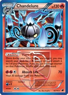 Chandelure (16/116) (Theme Deck Exclusive) [Black & White: Plasma Freeze] | Gam3 Escape