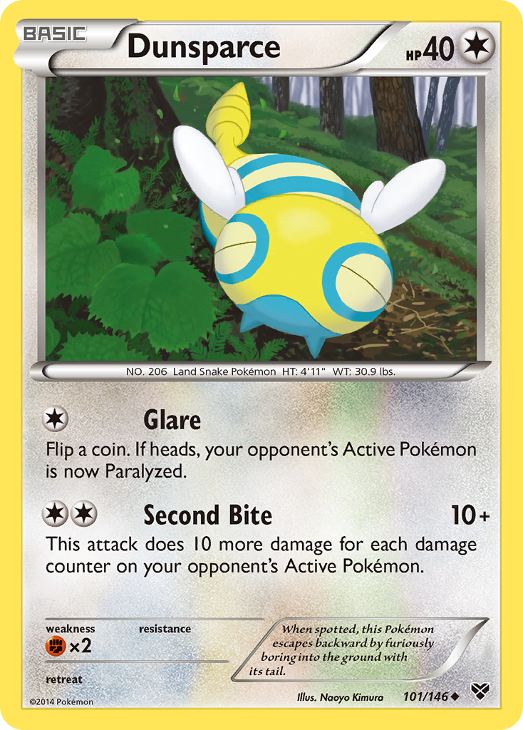 Dunsparce (101/146) [XY: Base Set] | Gam3 Escape