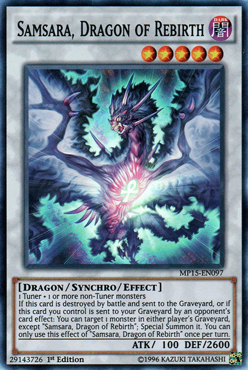 Samsara, Dragon of Rebirth [MP15-EN097] Super Rare | Gam3 Escape