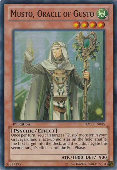 Musto, Oracle of Gusto [HA06-EN045] Super Rare | Gam3 Escape