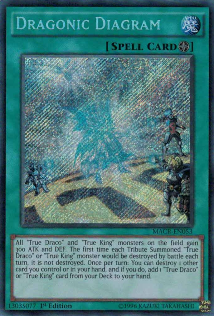 Dragonic Diagram [MACR-EN053] Secret Rare | Gam3 Escape