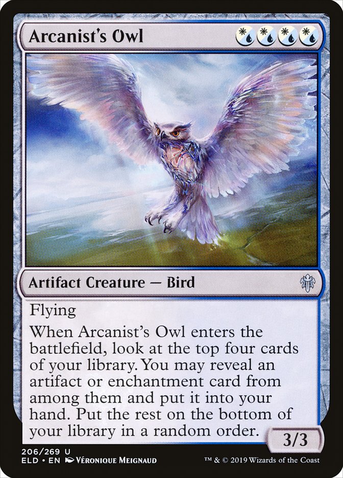 Arcanist's Owl [Throne of Eldraine] | Gam3 Escape