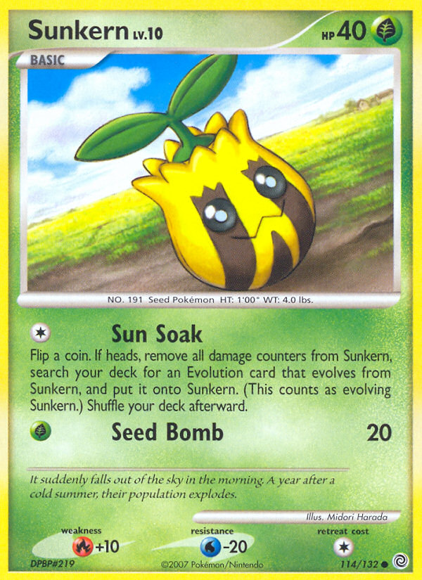 Sunkern (114/132) [Diamond & Pearl: Secret Wonders] | Gam3 Escape