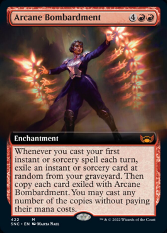 Arcane Bombardment (Extended Art) [Streets of New Capenna] | Gam3 Escape