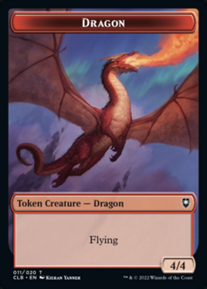 Dragon Token [Commander Legends: Battle for Baldur's Gate Tokens] | Gam3 Escape