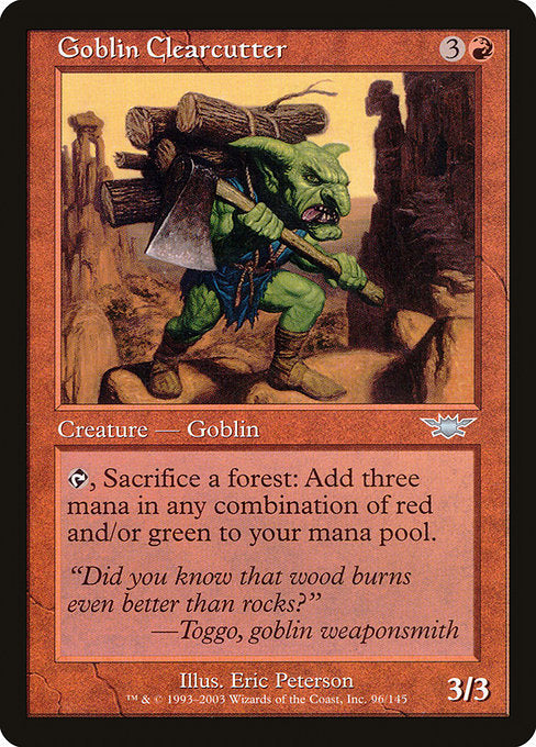 Goblin Clearcutter [Legions] | Gam3 Escape