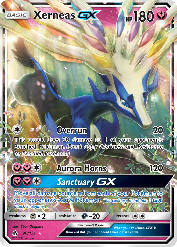 Xerneas GX (90/131) [Sun & Moon: Forbidden Light] | Gam3 Escape