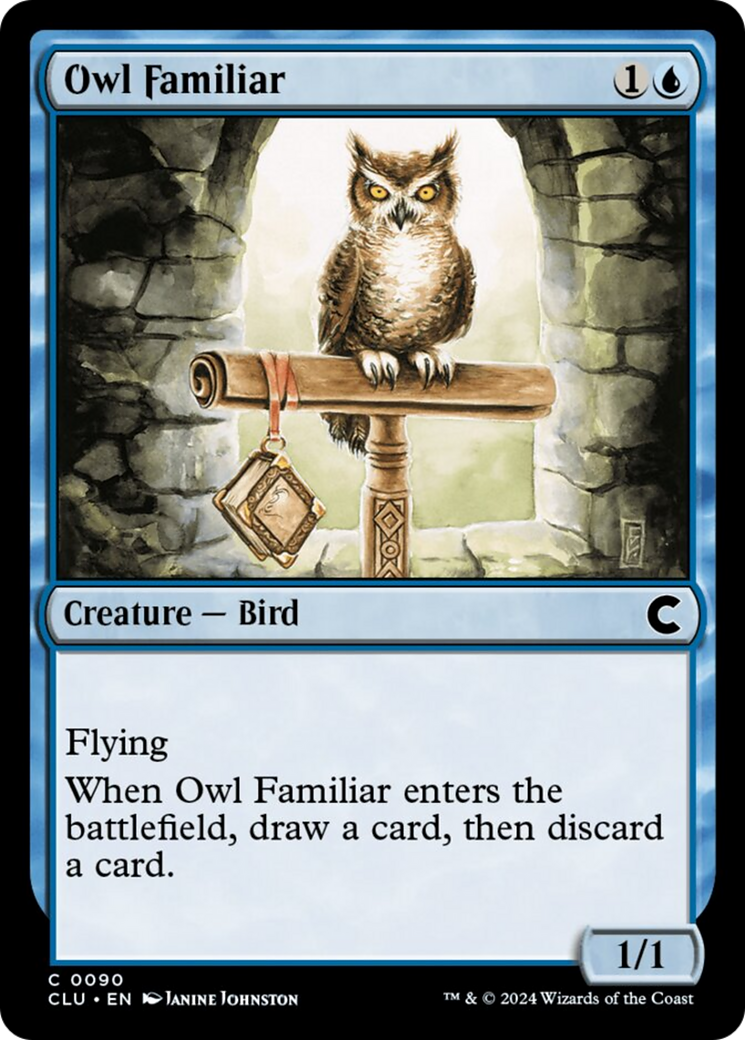 Owl Familiar [Ravnica: Clue Edition] | Gam3 Escape