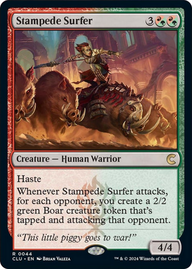 Stampede Surfer [Ravnica: Clue Edition] | Gam3 Escape