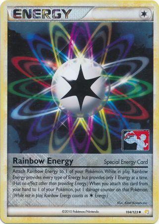 Rainbow Energy (104/123) (League Promo) [HeartGold & SoulSilver: Base Set] | Gam3 Escape