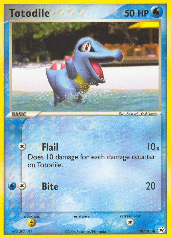 Totodile (79/101) [EX: Hidden Legends] | Gam3 Escape