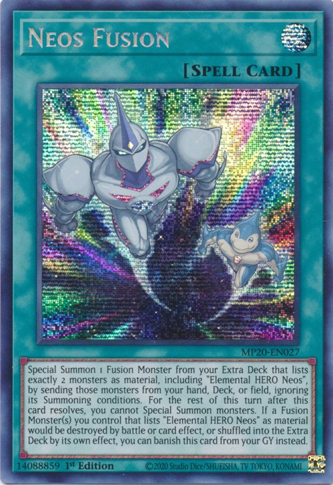 Neos Fusion [MP20-EN027] Prismatic Secret Rare | Gam3 Escape