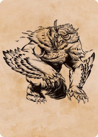 Owlbear (Showcase) Art Card [Dungeons & Dragons: Adventures in the Forgotten Realms Art Series] | Gam3 Escape