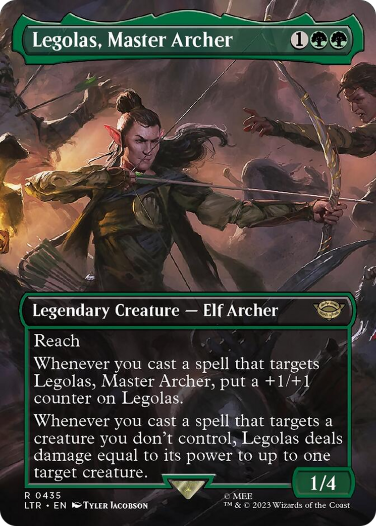 Legolas, Master Archer (Borderless Alternate Art) [The Lord of the Rings: Tales of Middle-Earth] | Gam3 Escape