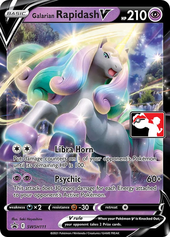 Galarian Rapidash V (SWSH111) [Prize Pack Series One] | Gam3 Escape