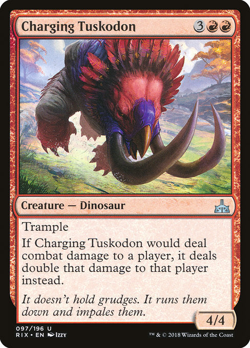 Charging Tuskodon [Rivals of Ixalan] | Gam3 Escape