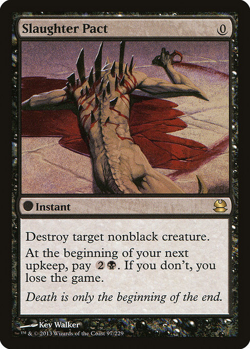 Slaughter Pact [Modern Masters] | Gam3 Escape