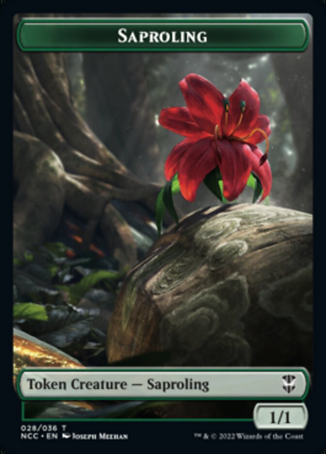 Beast // Saproling Double-sided Token [Streets of New Capenna Commander Tokens] | Gam3 Escape