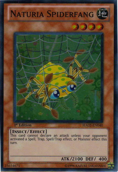 Naturia Spiderfang [HA02-EN040] Super Rare | Gam3 Escape