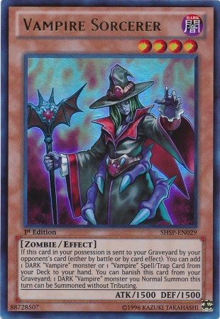 Vampire Sorcerer [SHSP-EN029] Ultra Rare | Gam3 Escape