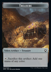 Elephant // Treasure Double-sided Token [Dominaria United Commander Tokens] | Gam3 Escape