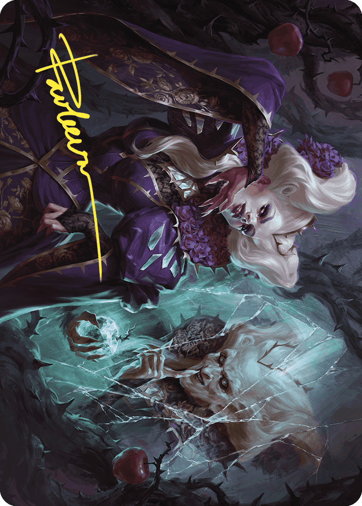 Conceited Witch Art Card (Gold-Stamped Signature) [Wilds of Eldraine Art Series] | Gam3 Escape