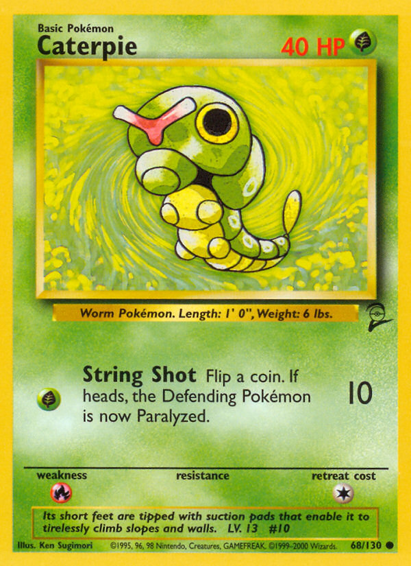 Caterpie (68/130) [Base Set 2] | Gam3 Escape